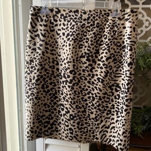 Loft, woman’s , leopard skirt size 10 petite